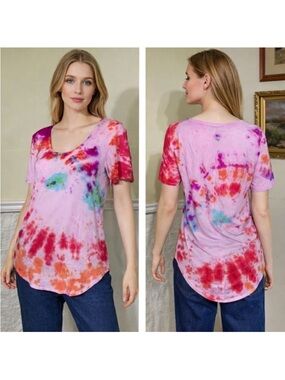 Babaton Ultra Soft Tie Dye Short Sleeve T-Shirt